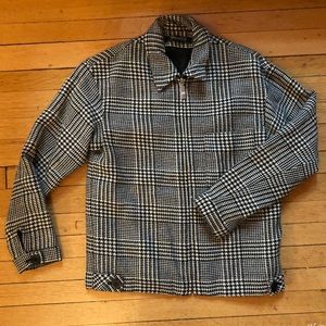 Wool Houndstooth Jacket